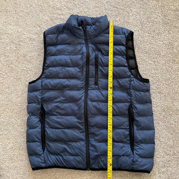 32 Degrees Heat Minimalist Outdoor Navy Blue Puffer Vest Mens M - Picture 5 of 5